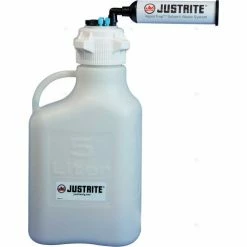 Justrite 12816 VaporTrap™ Cap With Filter Kit, HDPE, 20-Liter, 8 Ports