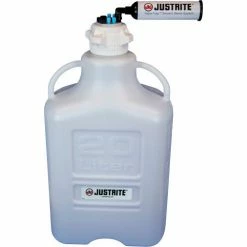 Justrite 12818 VaporTrap™ Cap With Filter Kit, HDPE, 20-Liter, 8 Ports