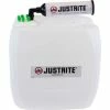 Justrite 12836 VaporTrap™ UN/DOT Carboy With Filter Kit, HDPE, 13.5-Liter, 6 Ports