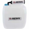 Justrite 12838 VaporTrap™ UN/DOT Carboy With Filter Kit, HDPE, 13.5-Liter, 6 Ports