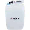 Justrite 12839 VaporTrap™ UN/DOT Carboy With Filter Kit, HDPE, 20-Liter, 6 Ports