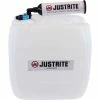 Justrite 12842 VaporTrap™ UN/DOT Carboy With Filter Kit, HDPE, 13.5-Liter, 7 Ports