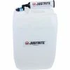 Justrite 12843 VaporTrap™ UN/DOT Carboy With Filter Kit, HDPE, 20-Liter, 7 Ports