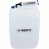 Justrite 12845 VaporTrap™ UN/DOT Carboy With Filter Kit, HDPE, 20-Liter, 8 Ports