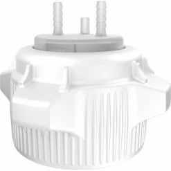 Justrite 12859 Open Top Carboy Cap, Adapter With Two 1/4" Hose Barbs, 83mm