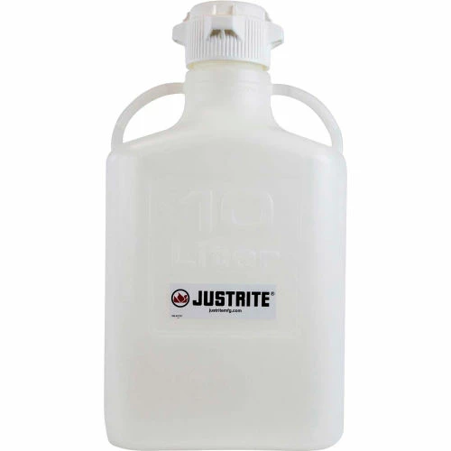 Justrite 12909 Carboy, HDPE, 10-Liter