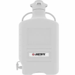 Justrite 12918 Carboy With Spigot, HDPE, 40-Liter