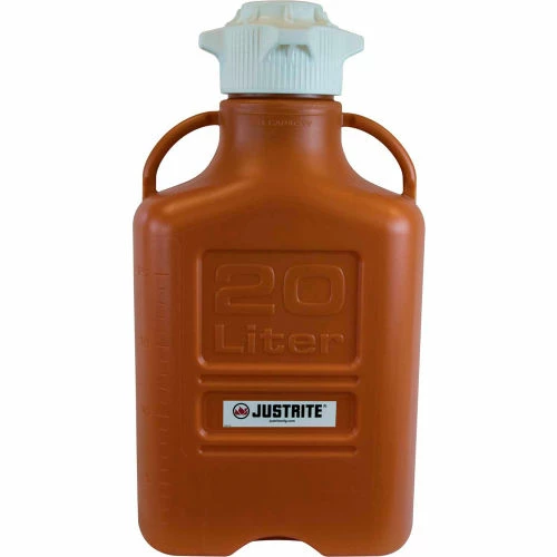 Justrite 12922 Carboy, HDPE, 20-Liter