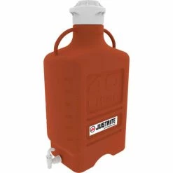 Justrite 12926 Carboy With Spigot, HDPE, 20-Liter