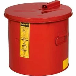 Justrite Dip Tank, 3-1/2-Gallon, Red, 27603