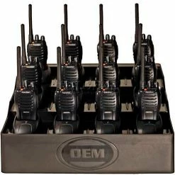 Klein Electronics FuelPad12™ 12-Unit Battery Charger and Desktop Organizer For Radios, Cell Phones, Power Tools