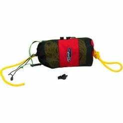 Kemp USA Red Throw Bag With 75' Yellow Rope With Kemp Bengal Safety Whistle