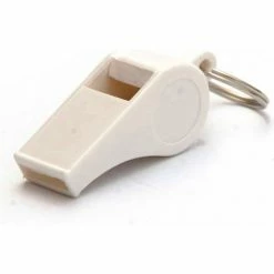 Kemp USA Kemp Plastic Pea Whistle, White, 10-423-WHI