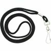 Kemp USA Economy Rope Lanyard, Black