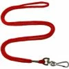 Kemp USA Economy Rope Lanyard, Red