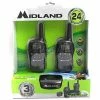 Mayday Industries Mayday Midland Walkie Talkies, 10221, 24 Mile Range, 22 Channels, 1 Pair