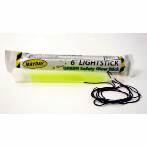 Mayday Industries Mayday Light Sticks, L88IM, Green, 12 Hour, 6" Long