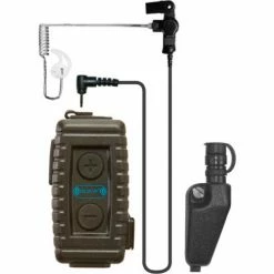 Earphone Connection Ear Phone Connection Nighthawk Bluetooth Lapel Microphone for Kenwood Radios, BW-NTX5011