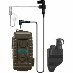 Earphone Connection Ear Phone Connection Nighthawk Bluetooth Lapel Microphone for Harris Radios, BW-NTX5028