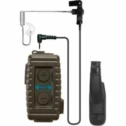 Earphone Connection Ear Phone Connection Nighthawk Bluetooth Lapel Microphone for Motorola Radios, BW-NTX5034