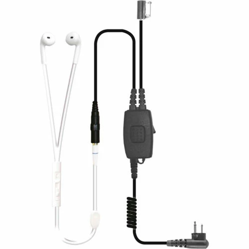 Earphone Connection Ear Phone Connection Snake Covert Kit for Motorola Radios, EP603