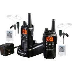 Midland® Business Radio Set W/ Headset, Black, Pack of 2