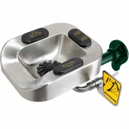 Speakman Optimus Wall Mounted Eye & Face Wash with Stainless Steel Bowl SE-1050 - Image 2