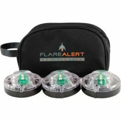 FlareAlert Pro Battery Powered LED Emergency 3 Beacon Kit, White, B3-FP-W