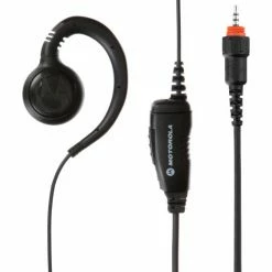 Motorola Solutions Motorola Swivel Earpiece w/ Short Cord, Inline PTT & Mic for use with CLP Portable Radios