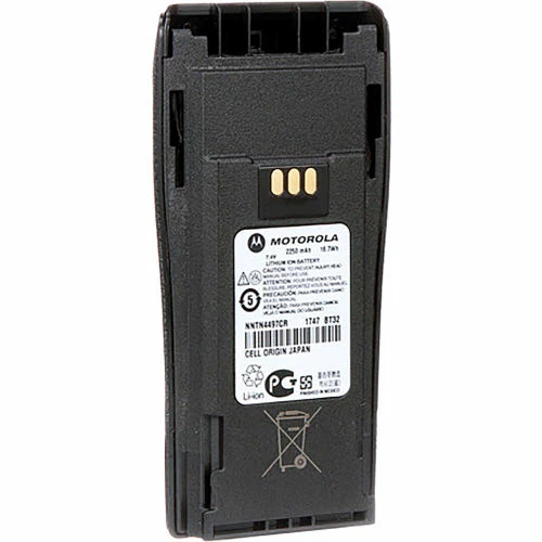 Motorola Solutions NNTN4497DR Li-Ion 2250 mAh Battery, IP54 for CP150, CP200, CP200d Portable Radios