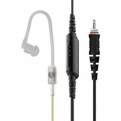 Motorola Solutions Motorola CLPe Surveillance Earpiece w/Inline PTT & Mic for use w/CLP1010e & CLP1080e Portable Radios
