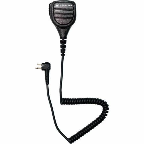 Motorola Solutions Motorola Windporting Remote Speaker Microphone FM-Rated for BPR40, CP185, CP100d, CP200d Portables