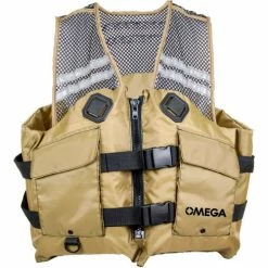 Flowt 40626-S/M Fishing Vest, Mesh, Tan, Small/Medium