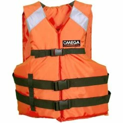 Flowt 41000-OS General Purpose Industrial Life Vest, Type III, Orange, Oversize Adult