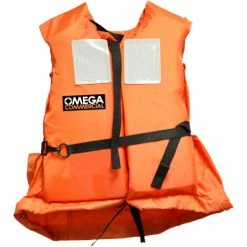 Flowt 41200-UNV Commercial Offshore Performance Life Vest, Type I, Orange, Universal Adult