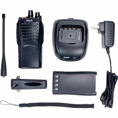 RCA BR200 Water Resistant Handheld Two-Way Radio, 5 Watt, 16 Channel, Analog, UHF - Image 2