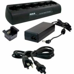 RCA Handheld Two-Way Radio Multi Unit Six Bank Charger for RCA BR200/D, BR300/D
