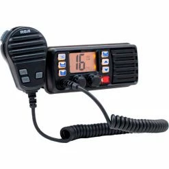 RCA MRM400 Submersible VHF Marine Mounted Radio, 5 Watts, 156-163 VHF, IP67 Waterproof
