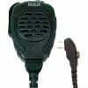RCA SM310-X03S Police Style Rubberized Speaker Mic with Screw in Connector, Heavy Duty