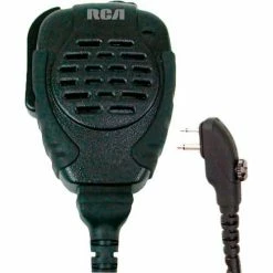RCA SM310-X03S Police Style Rubberized Speaker Mic with Screw in Connector, Heavy Duty